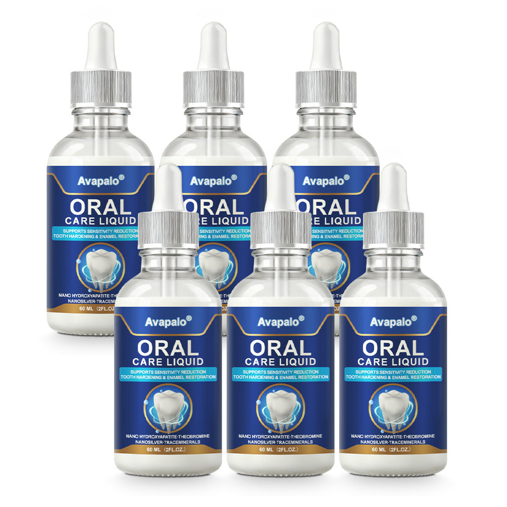 Avapalo® Oral Care Liquid– Effectively treats enamel damage, gum inflammation, toothaches, sensitive teeth, gum bleeding, periodontitis, cavities, mouth ulcers, and bad breath.