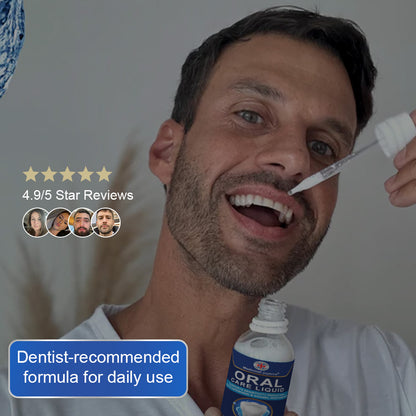 🆙🦷Oral Care Liquid– Effectively treats enamel damage, gum inflammation, toothaches, sensitive teeth, gum bleeding, periodontitis, cavities, mouth ulcers, and bad breath.