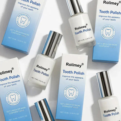 🆙🦷Instant Teeth Whitening Polish  - Enamel Safe Tooth Gloss for Yellow Teeth Stain Removal - Fluoride-Free & Sensitivity Free