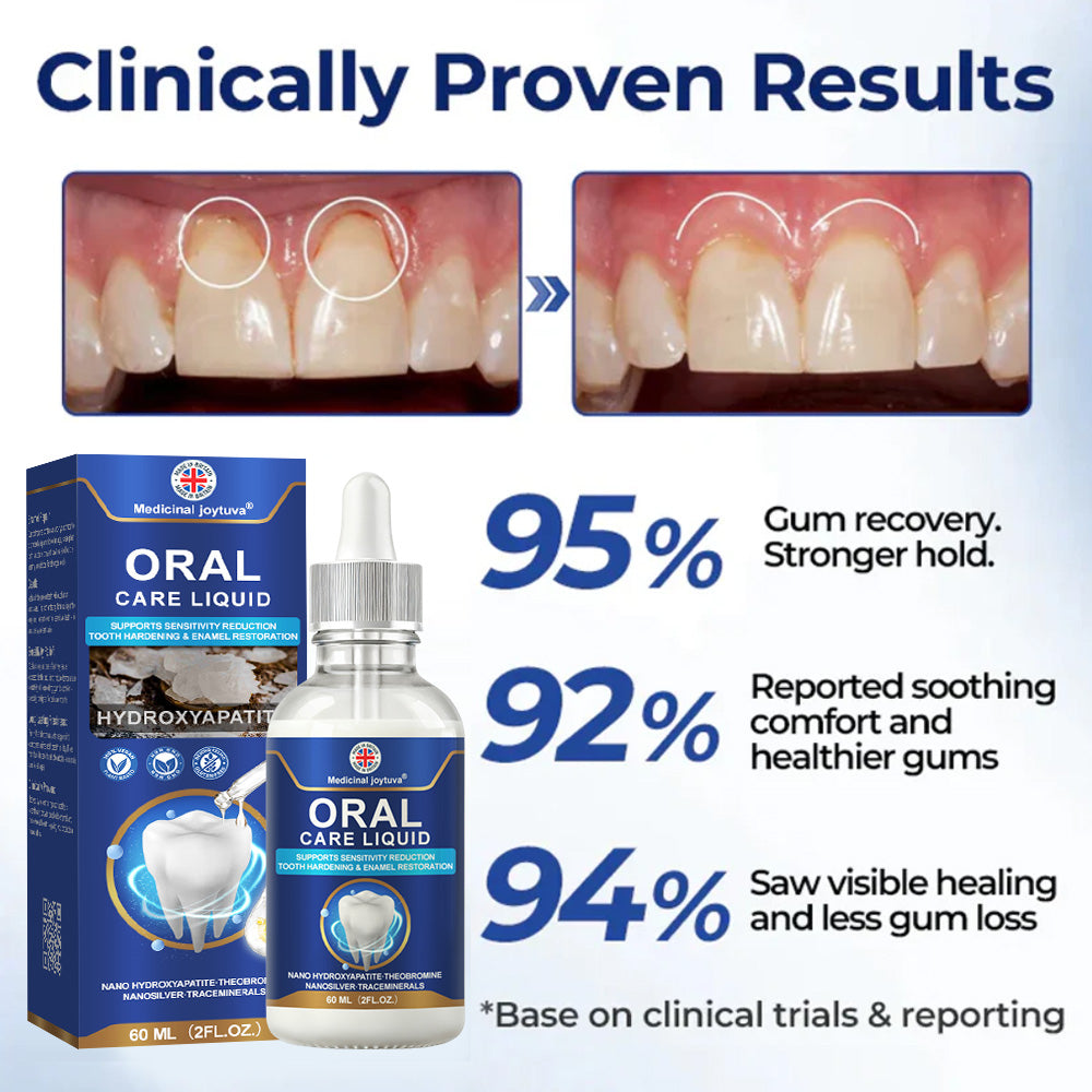 🦷💧Oral Care Liquid– Effectively treats enamel damage, gum inflammation, toothaches, sensitive teeth, gum bleeding, periodontitis, cavities, mouth ulcers, and bad breath.