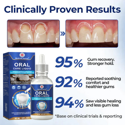 🦷💧Oral Care Liquid– Effectively treats enamel damage, gum inflammation, toothaches, sensitive teeth, gum bleeding, periodontitis, cavities, mouth ulcers, and bad breath.