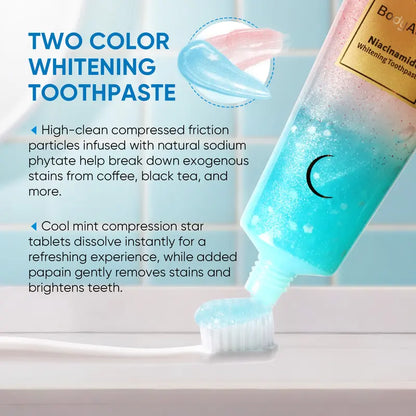 ✨Niacinamide Teeth Whitening Toothpaste | Gentle Stain Removal & Enamel Care