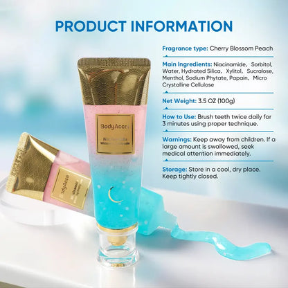 ✨Niacinamide Teeth Whitening Toothpaste | Gentle Stain Removal & Enamel Care