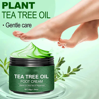🆙Intensive Cracked Heel Repair Foot Cream with Tea Tree Oil